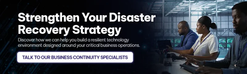 CTA - Strengthen Your Disaster Recovery Strategy