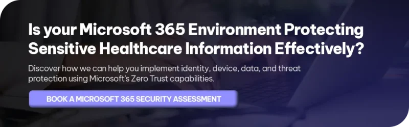 CTA - Is your Microsoft 365 environment protecting sensitive healthcare information effectively?